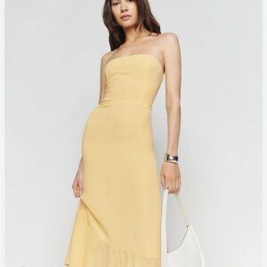 Reformation Arta Dress in Sunshine